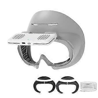 VR Face Cover for Pico 4 Facial Interface with Radiator Cool Mask Widen Face Pad Replacement for PICO4 Ultra Accessories