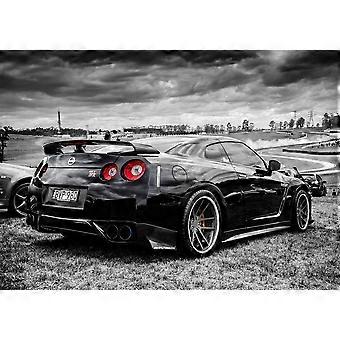Nissan Skyline GTR R35 Sport Car Duża układanka dla dorosłych i dzieci BA0085