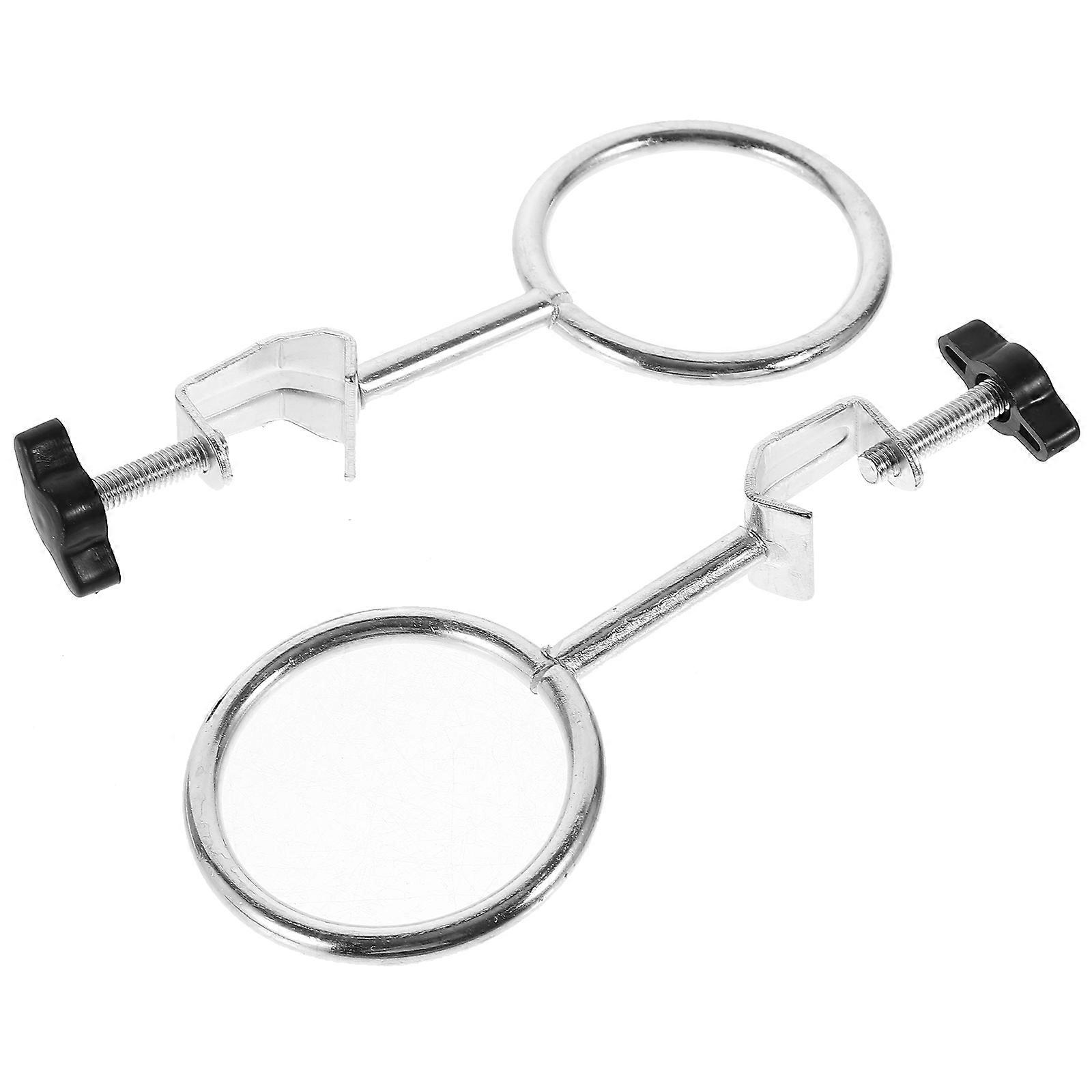 Durable Iron for Labs Experiment 2Pcs Silver Laboratory Tool