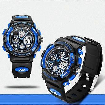 Kid Digital Watch for Timekeeping with Alarm Stopwatch Waterproof 30M Blue