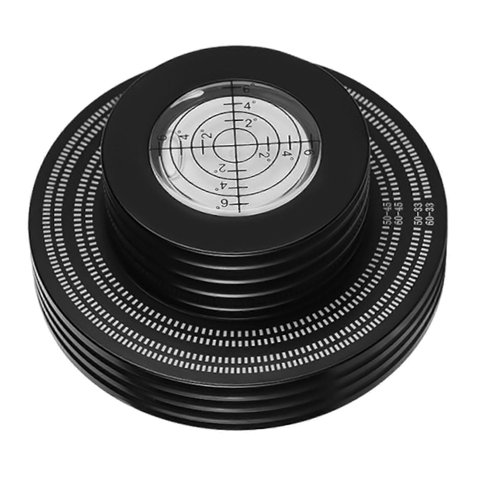 Vinyl Record Weight Stabilizer with Bubble Level Durability, Professional,