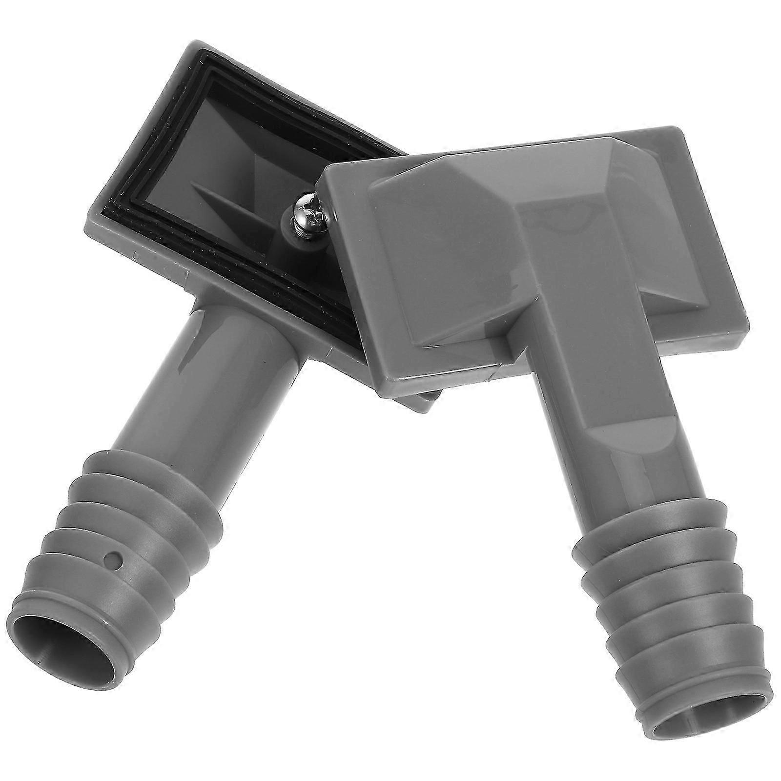 Flexible Drain Pipe Overflow Head for Kitchen Sink 6Pcs Plastic Kit
