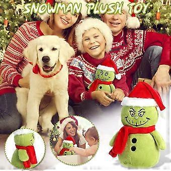 Adorable Christmas Grinch Plush Doll with Green Hair - Perfect Holiday Decoration & Gift for Friends and Family