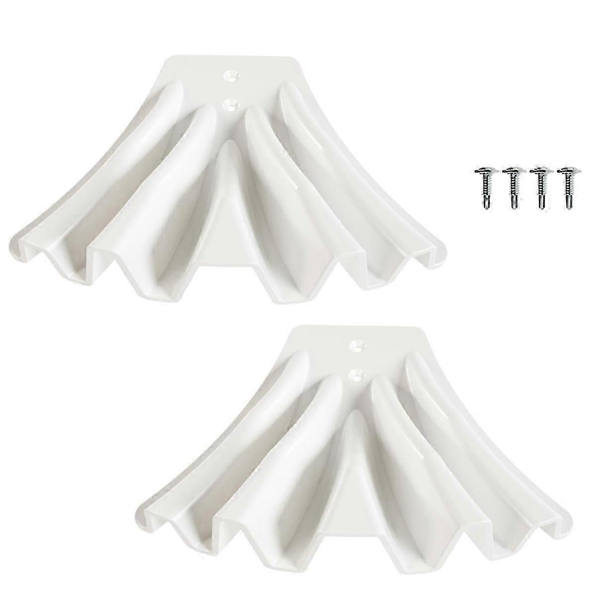 2PCS Gutter Downspout Diverter, Gutter Downspout Extensions White