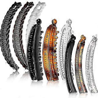 Banana Hair Clips Set, Clincher Combs Grip Fishtail Clips 3style 9pcs hwy