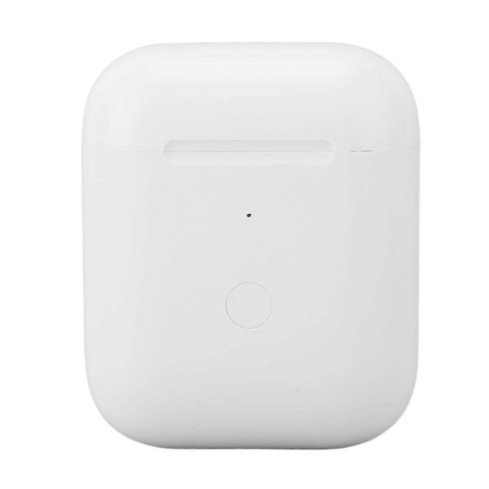 Wireless Charger Case Replacement Charging Case with Bluetooth Pairing Sync Button for IOS Earbuds 1 2 Generation