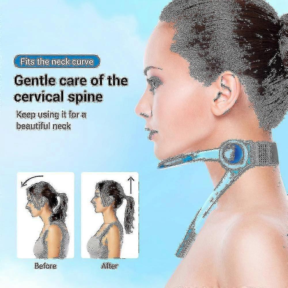 Adjustable Cervical Traction Belt, Posture Correction, Spinal Fixation Neck Support S07