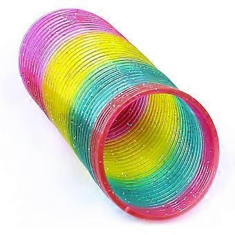 Rainbow Coil Spring Toys - Giant Classic Novelty Plastic Magic Spring Toys - geweldige cadeaus voor jongens en meisjes verjaardag Kerstmis