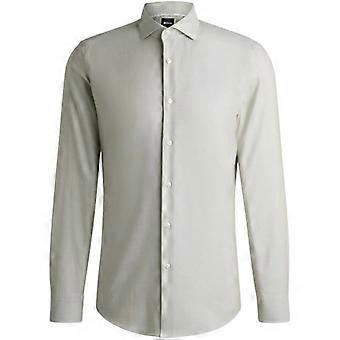Boss Mens Plain Regular Long-Sleeved Formal Shirt