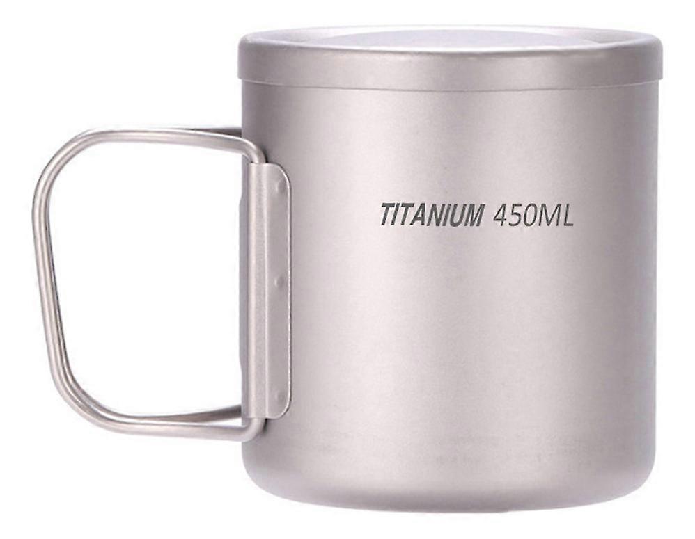 Titanium Wall Water Cup, Double Titanium