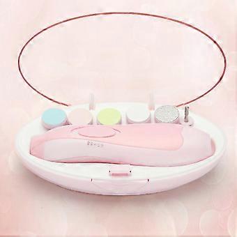 Baby Nail Clippers Baby Nail File Trimmer Electric Baby Nail Trimmer Safe For Newborn Toddler Toes Fingernails Care Trim Polish -battery Operated (aa)