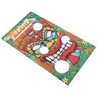 1 Set Sandsack Werfen Spiel Banner Hawaiian Party Sitzsack Spielzeug Interaktive Spielzeug Sitzsack Werfen Spielzeug