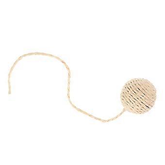 Giocattoli interattivi per gatti Palline giocattolo per gatti in corda di sisal con campane di ricambio per tiragraffi per gatti Tiragraffi per gatti e accessori per giocare per gatti da interno