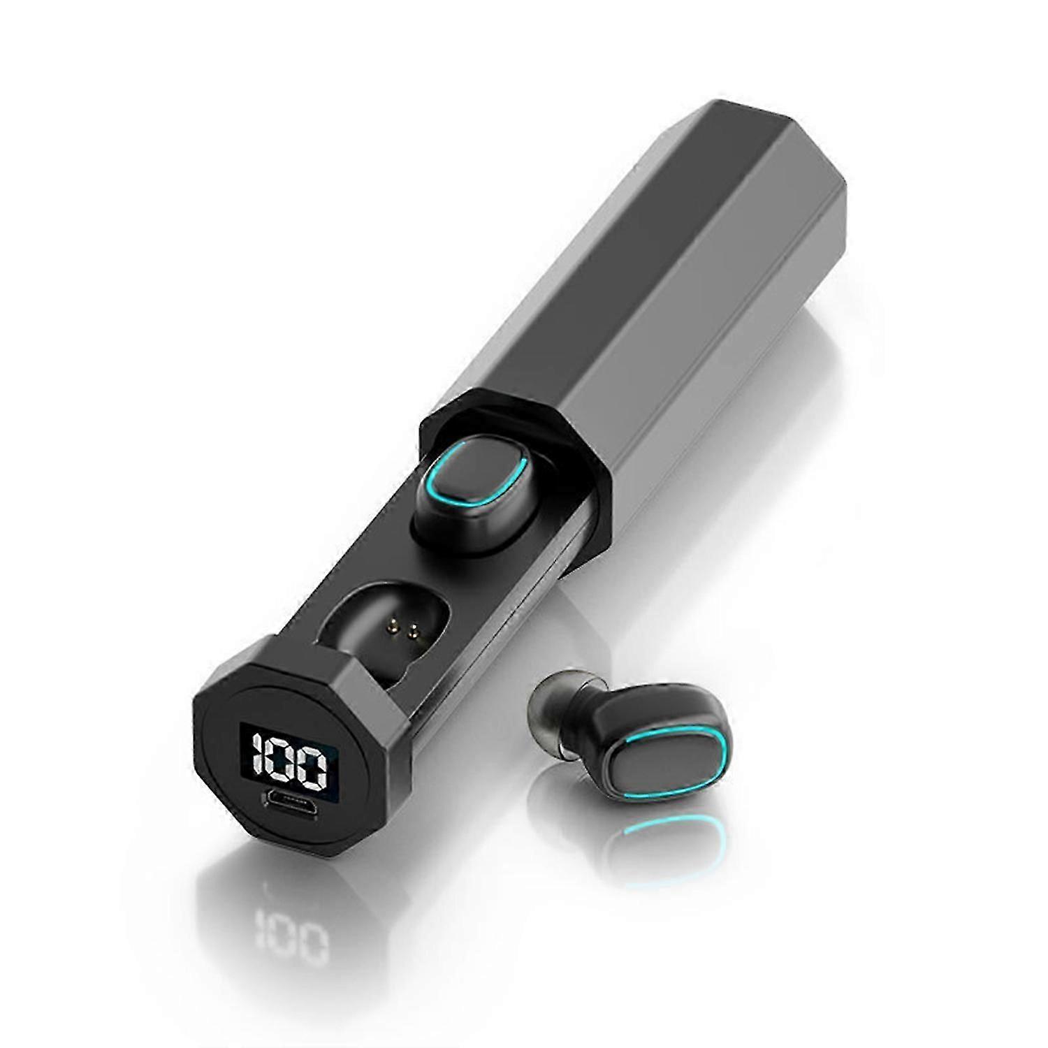 Bluetooth-compatible Wireless Earphones with Charging Case Stereo Surround Automatic Connection