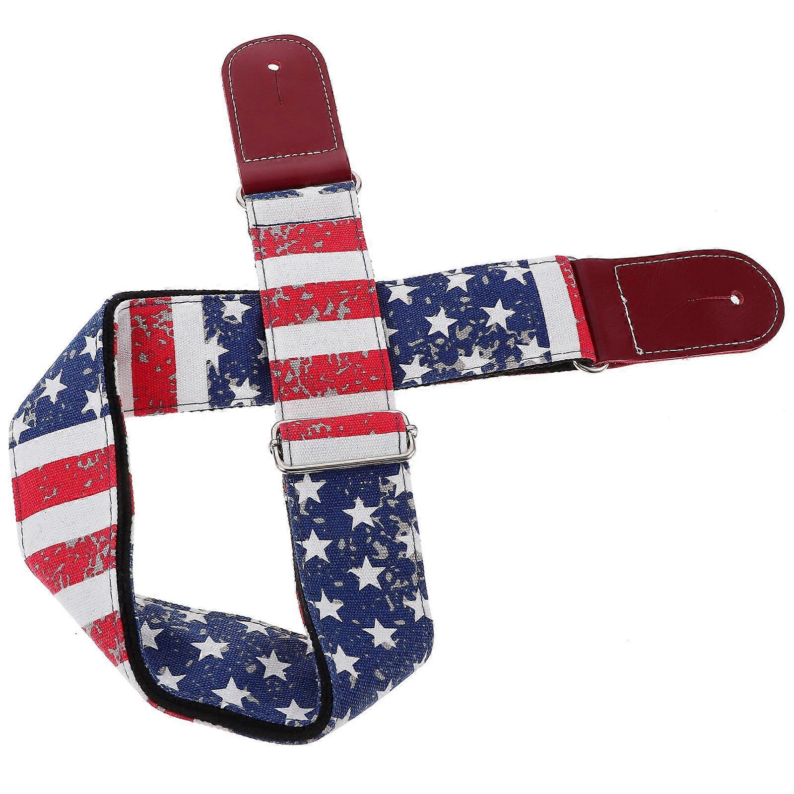Gitarrrem Basgitarr Axelbälte Justerbar Gitarr Sling Dekorativ Gitarrrem Byte