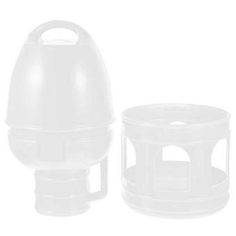 Vattenkruka för duvor, familjer, 23 x 23 x 41 cm, ger rent vatten, 1-pack
