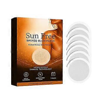 7-Pack No-Sun Tanning Patches with Hyaluronic Acid for Safe, Natural Color Without UV Rays