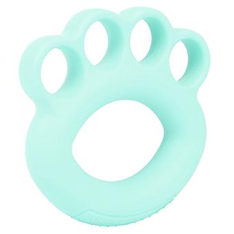 Dispositivo para fortalecimento da pegada manual e dos dedos, 1 unidade, bola de silicone azul-celeste para reabilitação, viagens e uso diário.