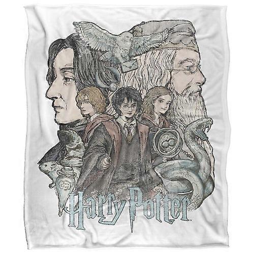 Harry Potter Sketch Poster Blanket