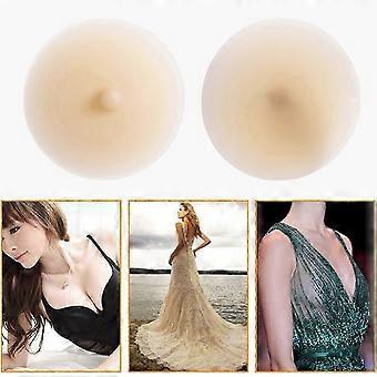 Womens Nipple Covers Pasties with Piercing Rhinestones, Sticky Bra Chest Stickers for Lingerie, Carnival Costumes, Inti