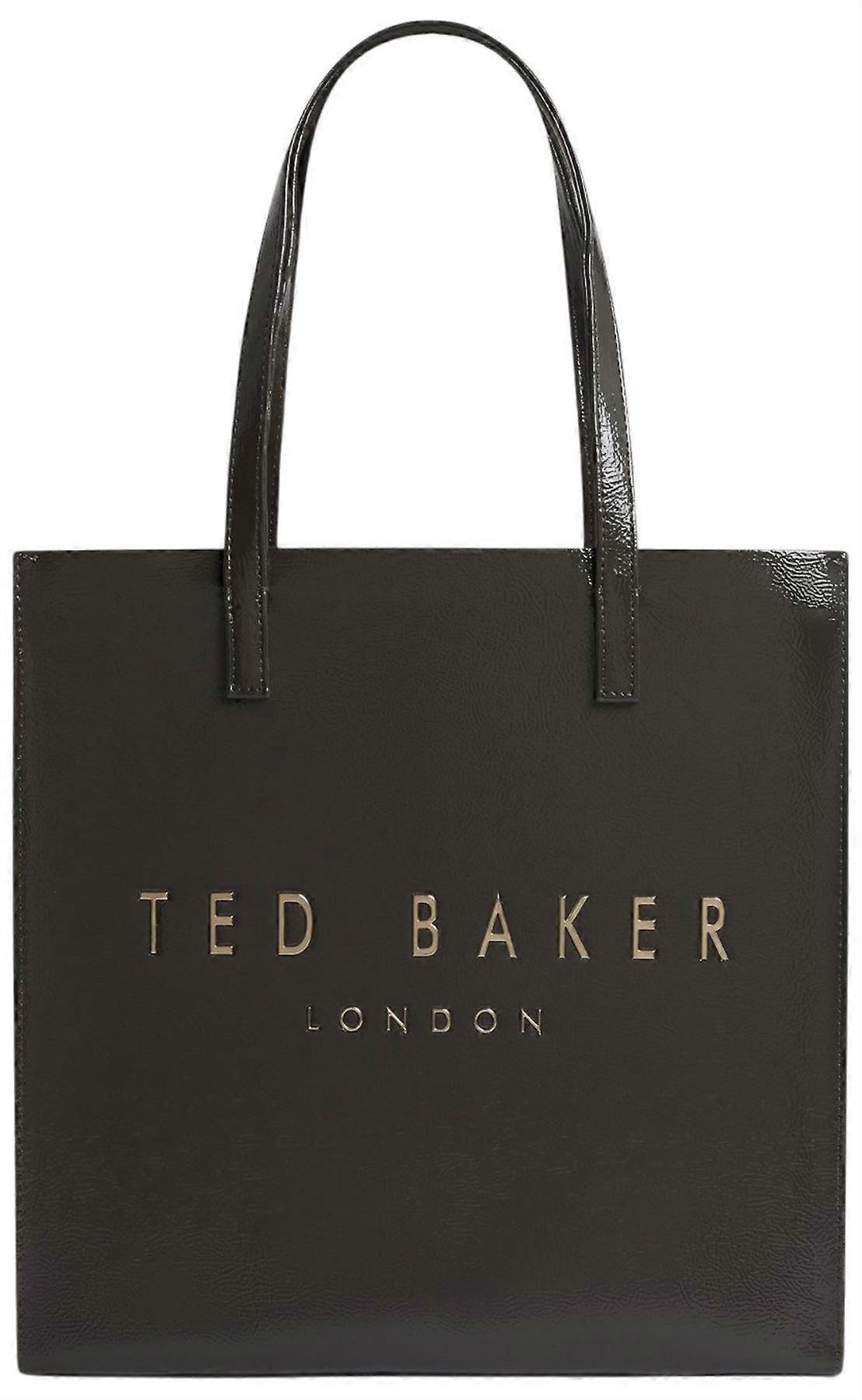 Ted Baker Crinkon Crinkle Large Icon Bag - Mid Grey