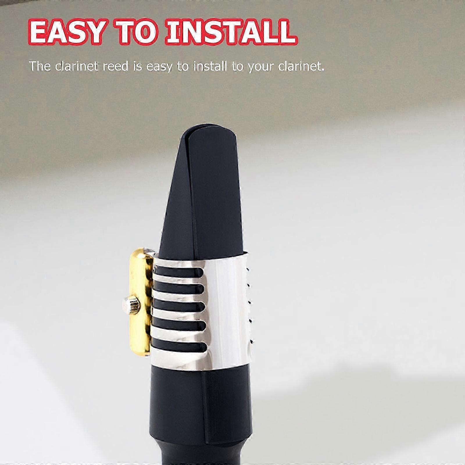 Clarinet Reeds compatible with Clarinet Use Resin Material 3Pcs Replacement Set
