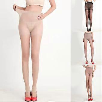 Women Summer Footless Pantyhose Thin Sheer Silk Tights Leggings