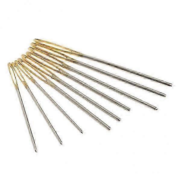 2x 9pcs Large-eye Blunt Stitching Needles