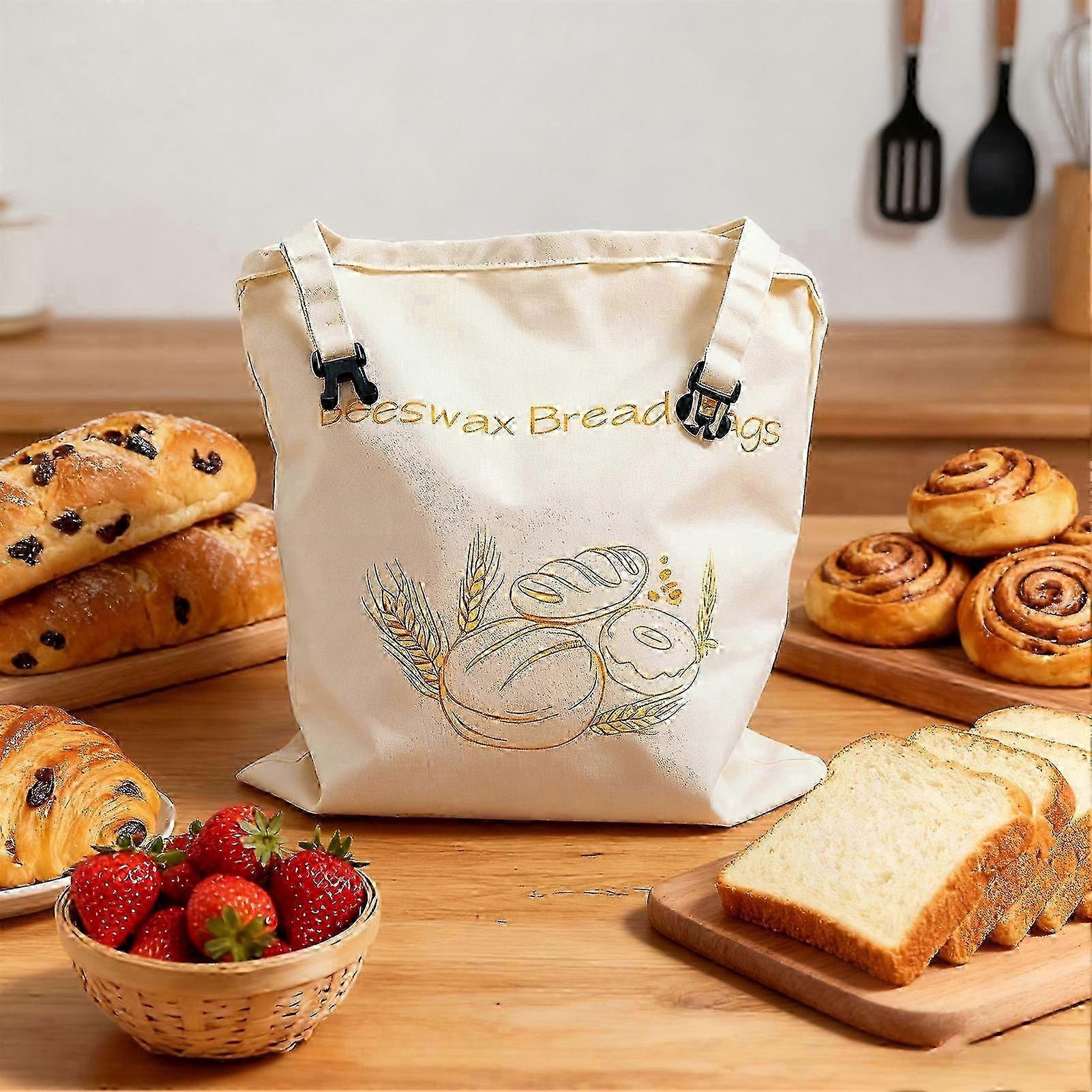 Beeswax Bread Bag Reusable Natural