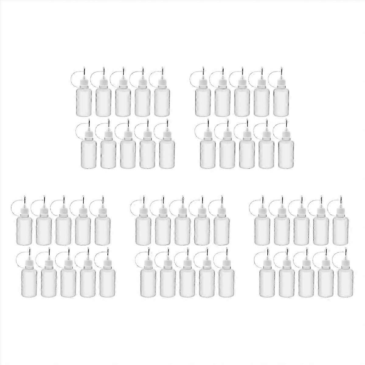 10Pcs 30Ml Plastic Squeezable Tip Applicator Bottle for Glue DIY_qt5