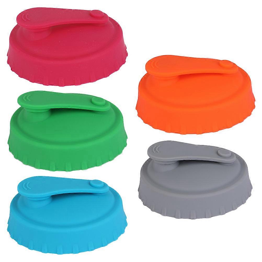 Beverage Can Covers Silicone Lids for Leak-Proof Function with 25Pcs Set