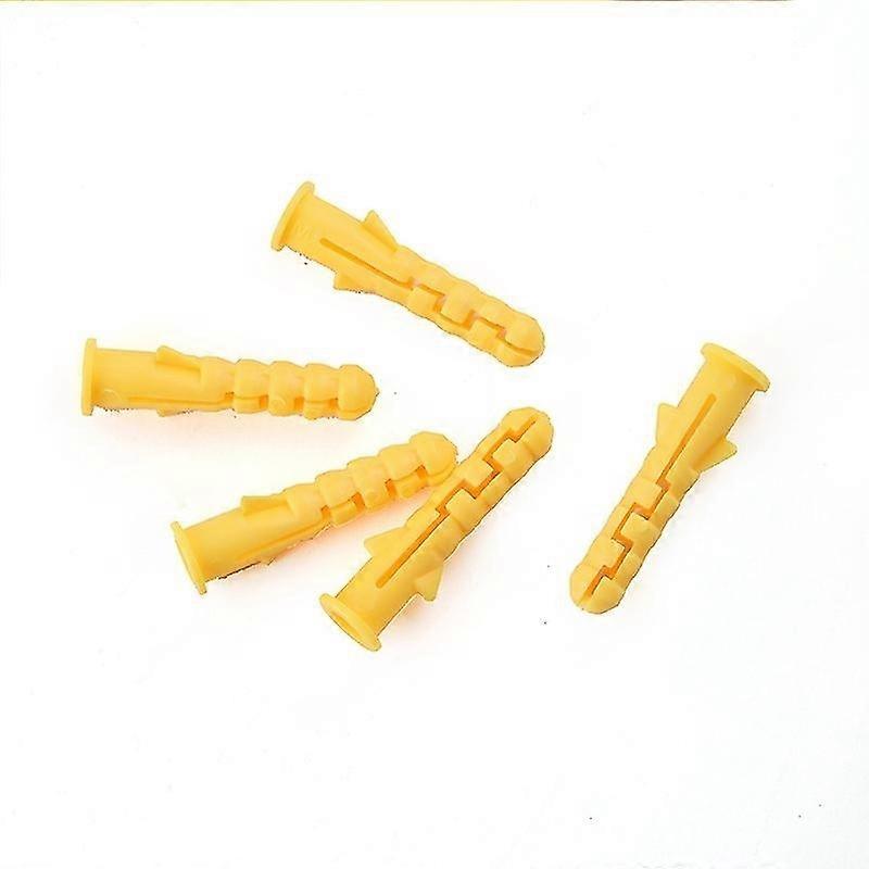 Plastic Expandable Nylon Plungers, 100 Count, Yellow