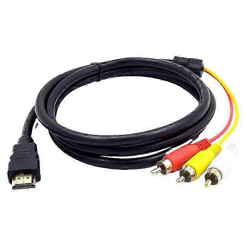 HDMI to 3 RCA AV Cable Gold-Plated