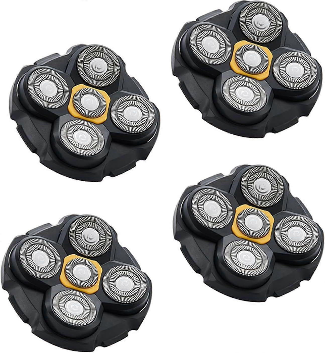 4Pcs Pro Replacement Heads Compatible with Microtouch Titanium Shaver