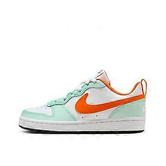 Nike Court Borough Low 2 Mint Foam Safety Orange GS FN3687-181