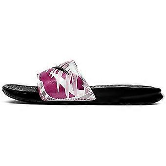 Nike Benassi Jdi Print 'Black Active Fuchsia' Women's 618919-030