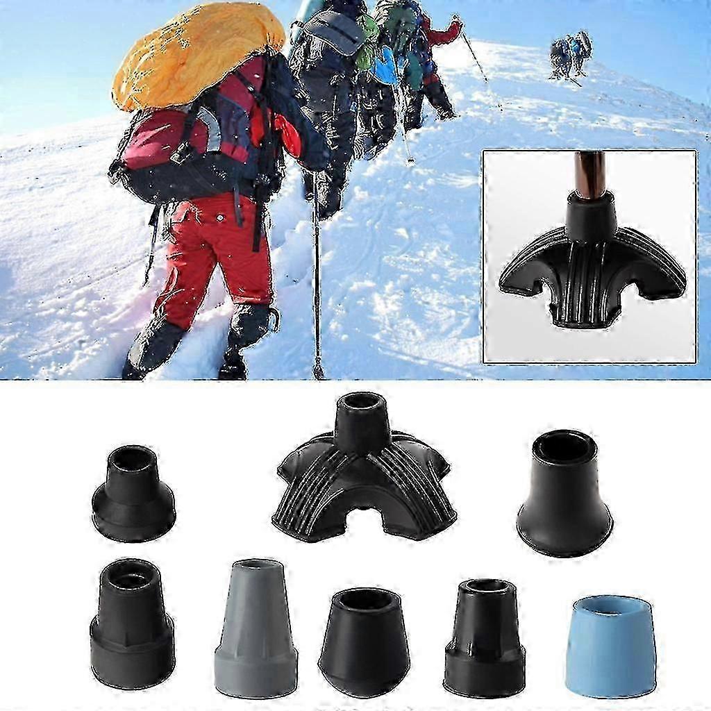 Walking Cane Replaceable Tip Caps Walking Stick Tip Cover Pads End Rubber Caps
