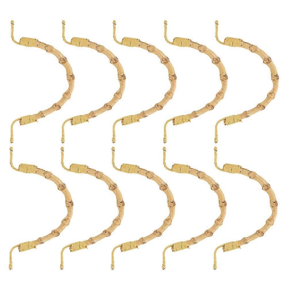 Tea Pot Handle Replacement U-Shape for Ceramic Teapots 10Pcs Light Yellow
