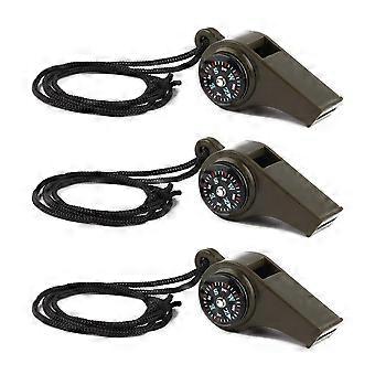 High-Decibel Emergency Whistle, Durable Plastic, Outdoor Use