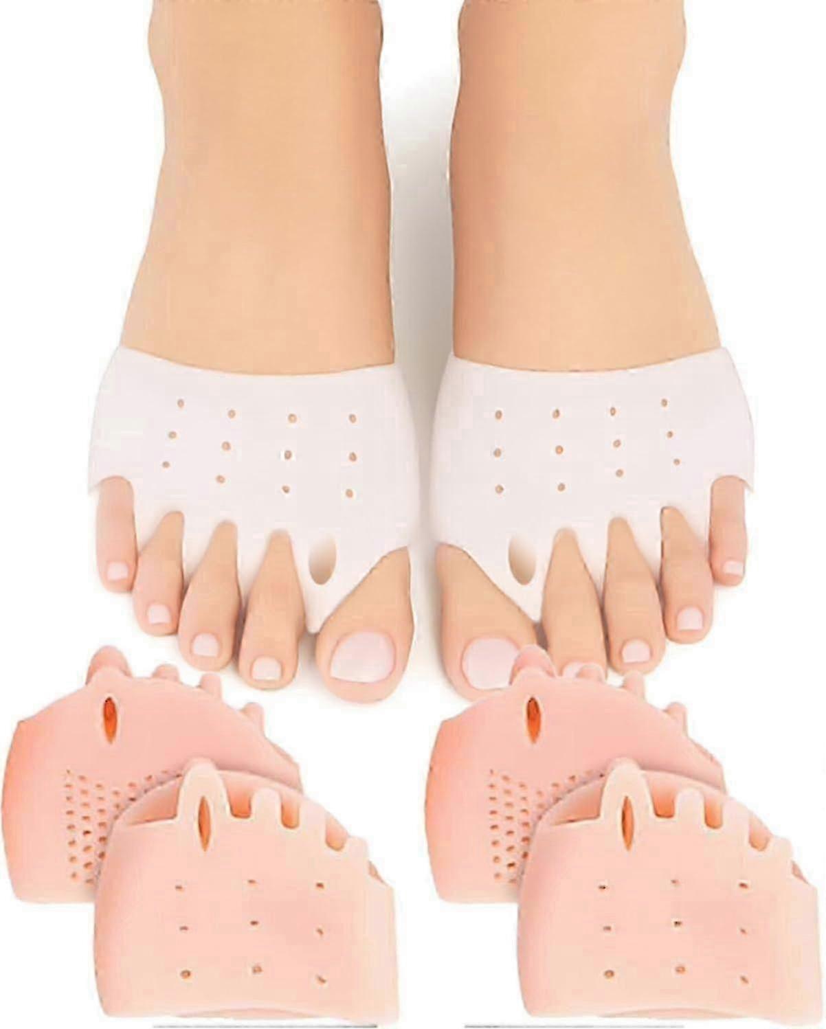 Soft Silicone Toe Separators For Overlapping Toes