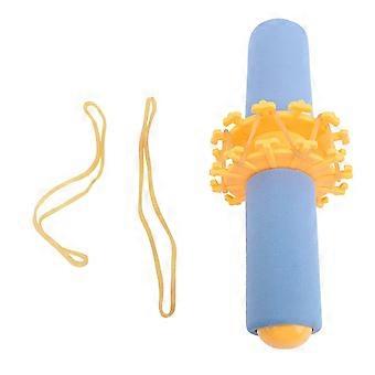 Wrist Twist Exerciser Bar, Adjustable Strength Hand Exerciser for Rehabilitation, Fitness & Hand Injury Recovery, Plastic with Elastic Bands