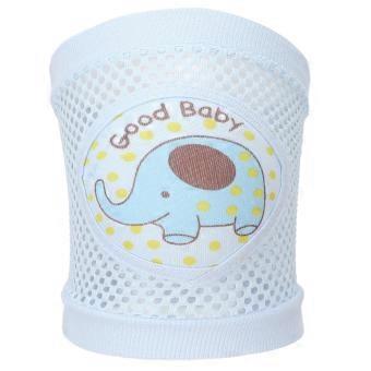 Baby kniebeschermers blauwe olifant patroon baby's kruipende peuters antival antiknock elleboogbeschermers leggings kniebeschermers