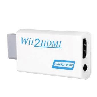 Para Wii para HDMI 720P/1080P Upscaling Converter Adapter 3,5 milímetros de saída de áudio e vídeo