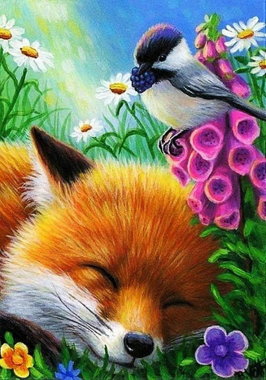 Full Drill Diamond Painting Kit Fox