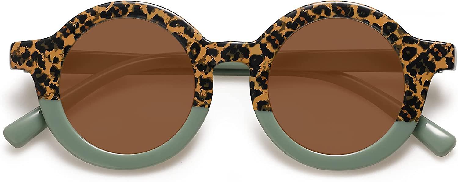 Söpö pyöreä polarisoidut aurinkolasit lapsille Tytöt Pojat Uv400 Protection De Sol Gafas Beach Loma