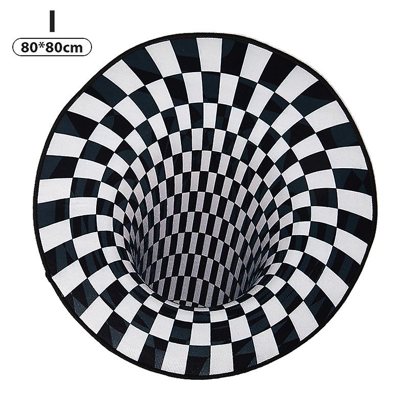 3d Vortex Visual Illusion Rug Printed 3d Bedroom Living Room Door Mat Carpet Pad