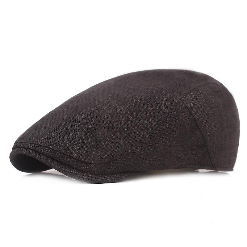 Men's Adjustable Flat Beret Caps Baker Boy Hat Flat Caps Autumn Winter