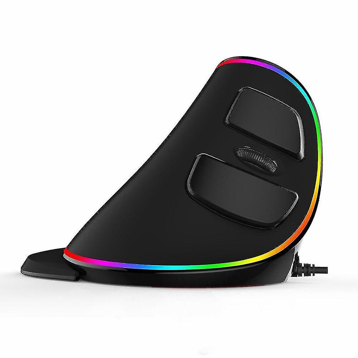 M618plus Rgb World Vertical Ergonomic 6 Buttons 4000 Dpi Optical Computer Mouse With Detachable Palm