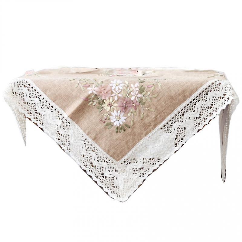 Trykt stemplet korssting dugsæt til broderi kaffe