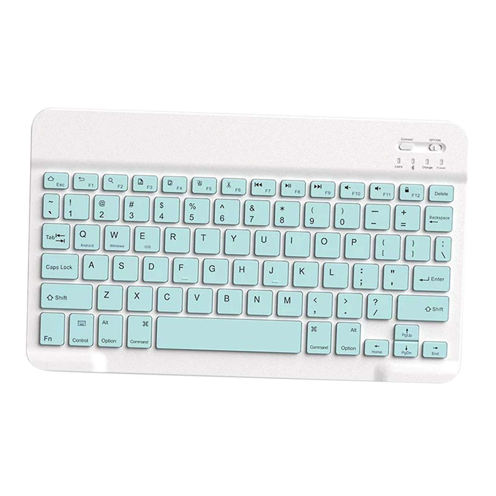 Bluetooth 10inch Keyboard for Tablet Laptop Desktop Computer Notebook Green